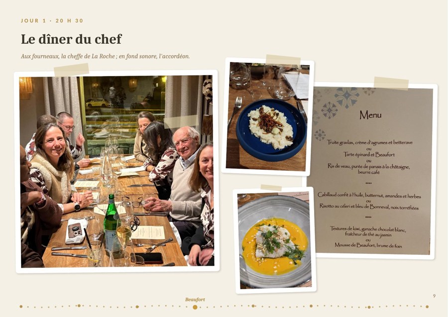Le dîner du chef